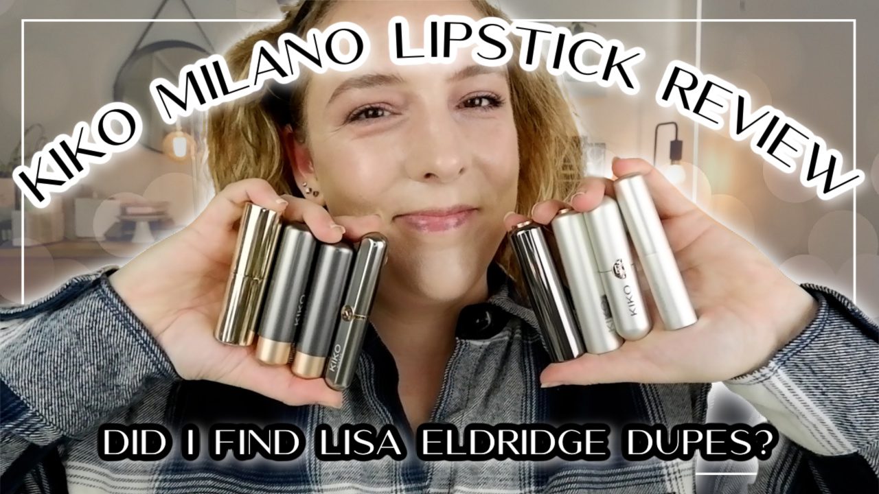 Kiko Milano lipstick swatches review