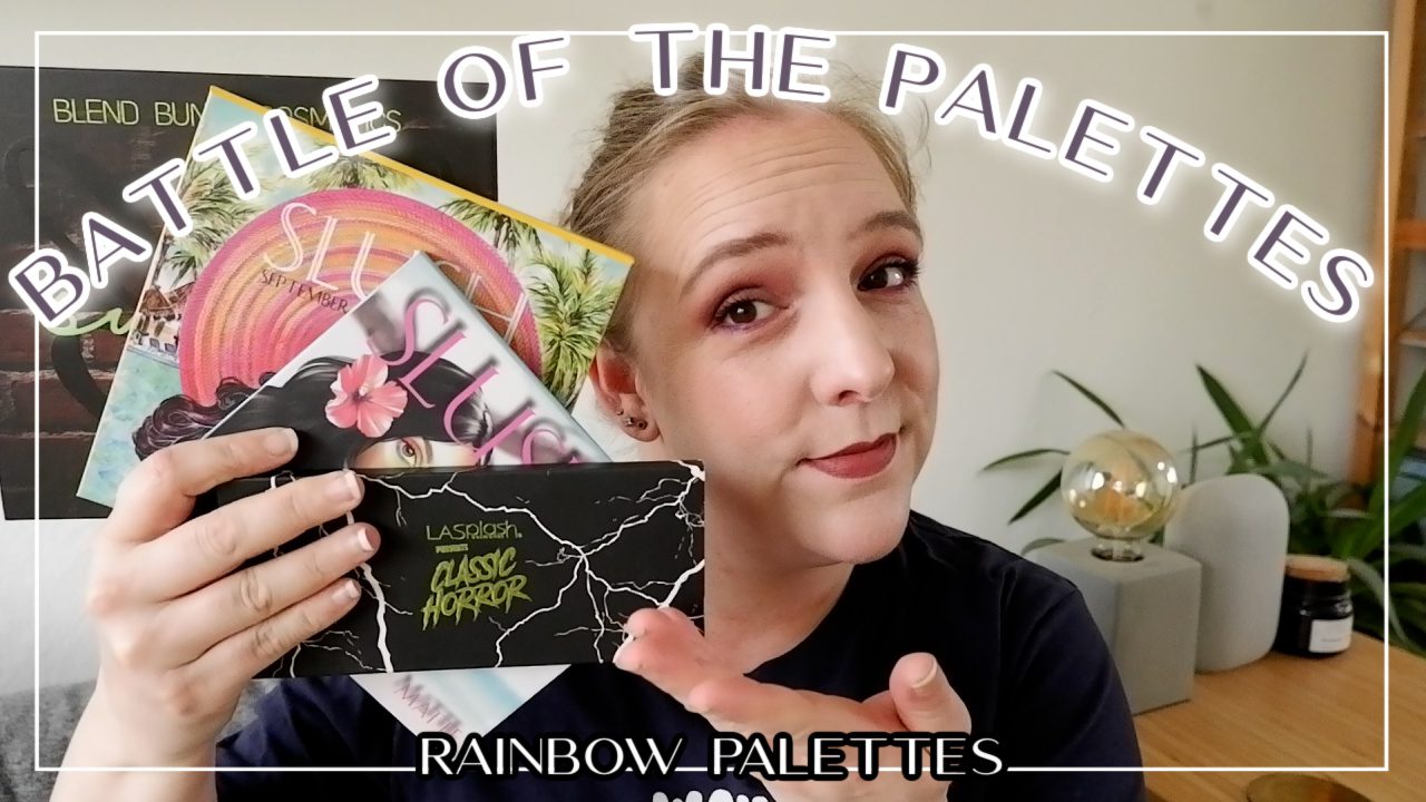 Battle of the rainbow eyeshadow palettes