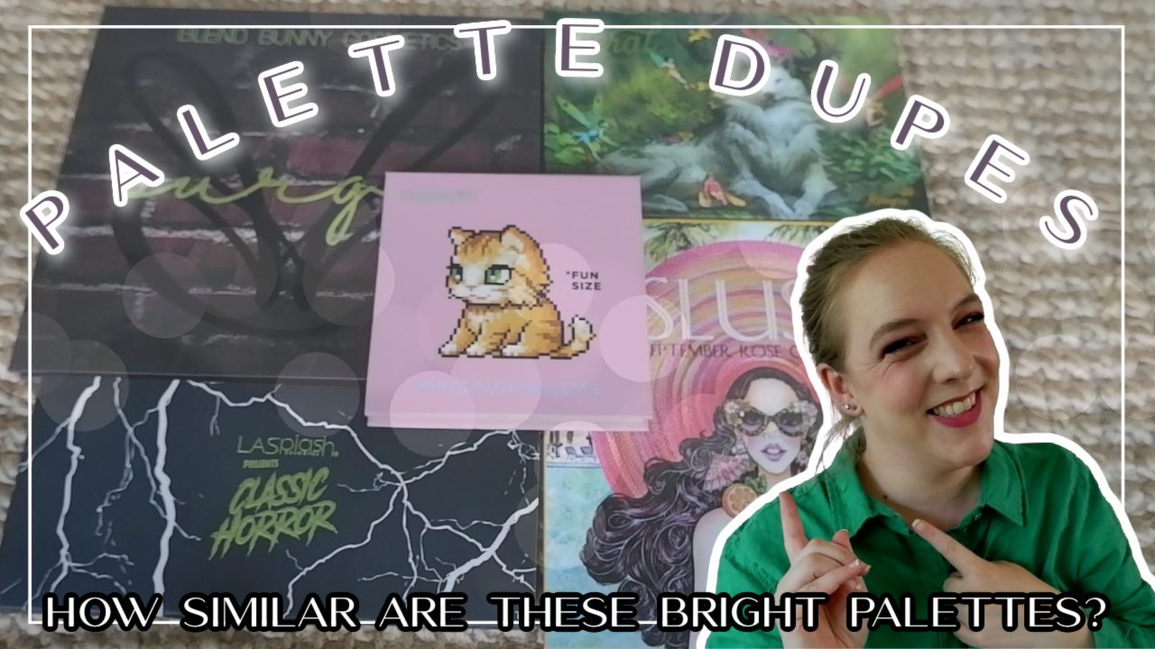 Palette Dupes: Bright eyeshadow palettes