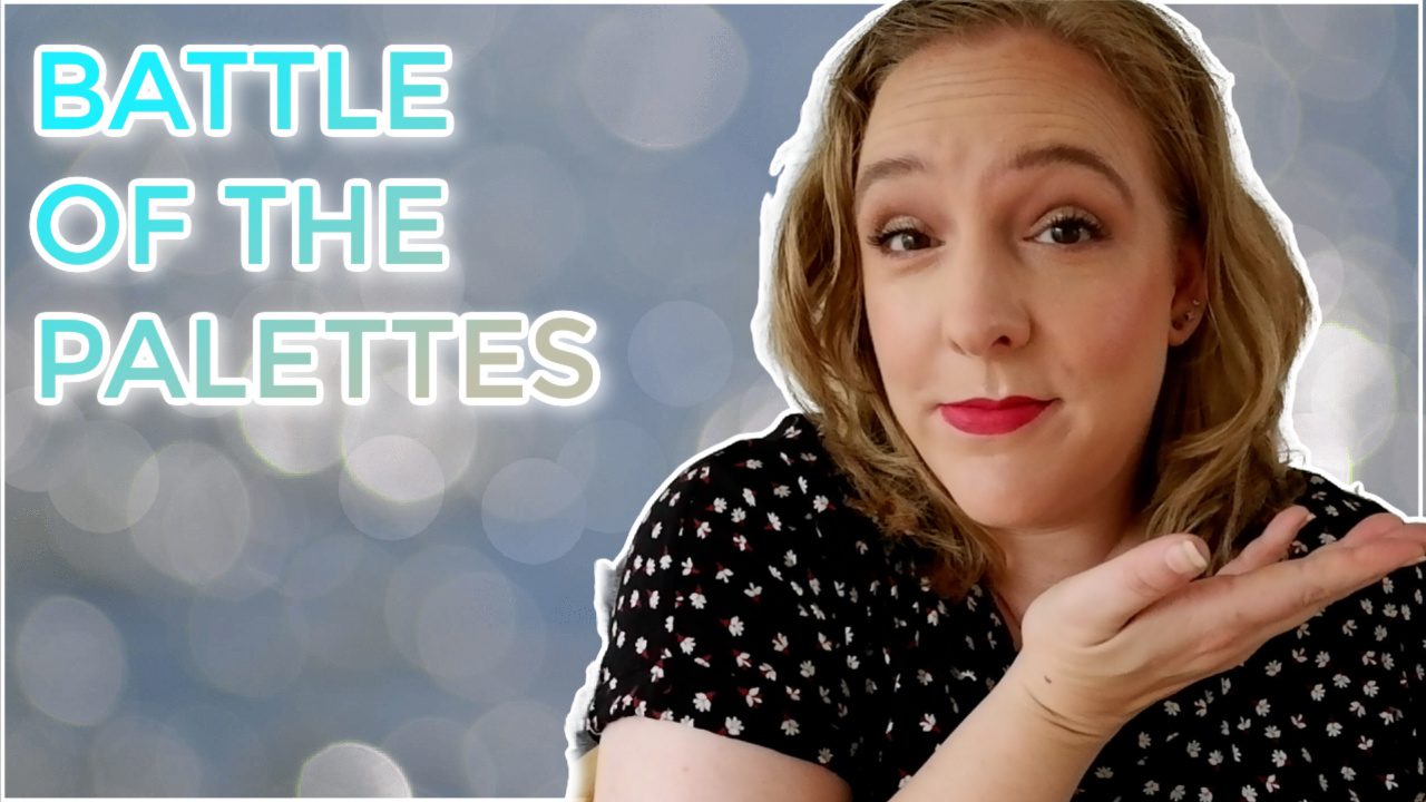 Battle of the palettes: blue eyeshadow palettes