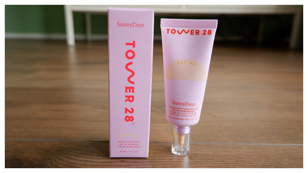 Tower 28 Sunny Days tinted sunscreen review