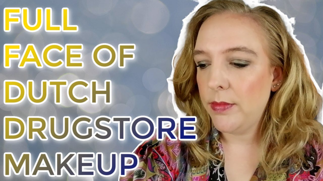 Full face of Dutch drugstore makeup