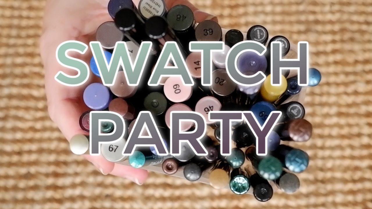 Eyeliner & Eyeshadow Stick swatch party