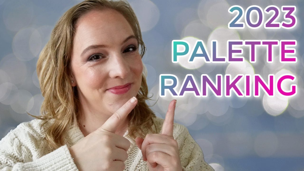 Ranking 2023 eyeshadow palettes