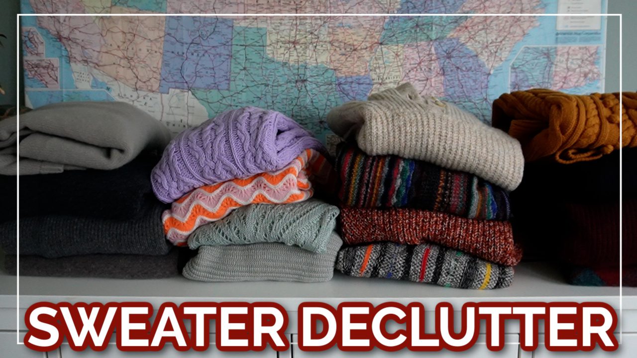 Sweater collection & declutter