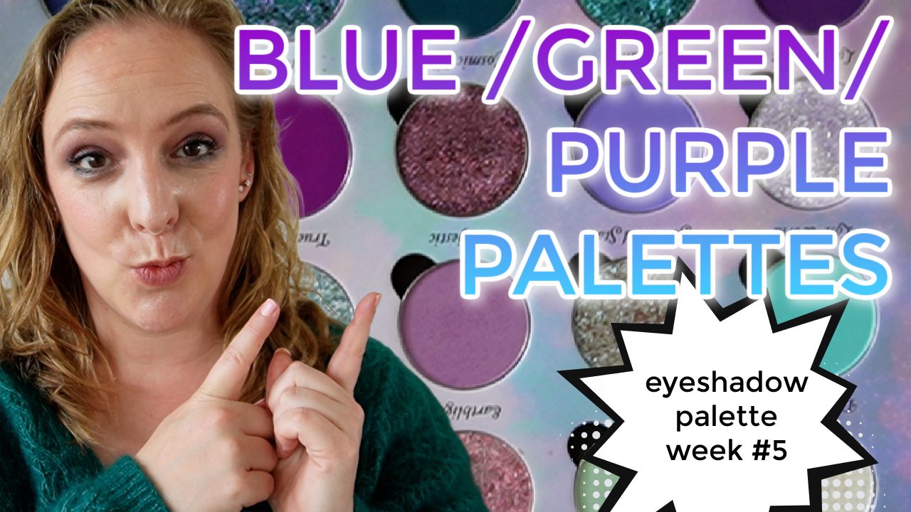 Blue/ green/ purple palettes