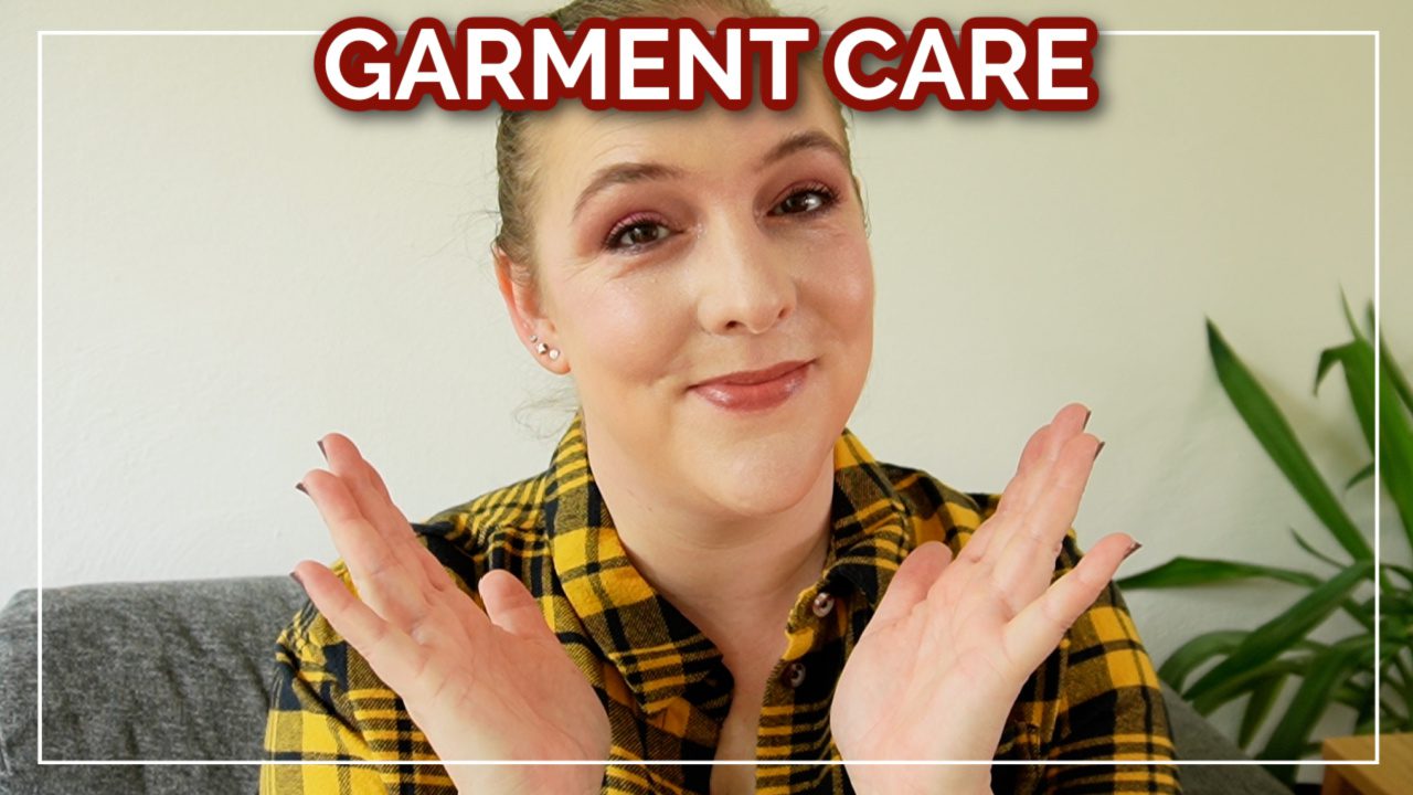 Garment Care: How I take care of my clothes
