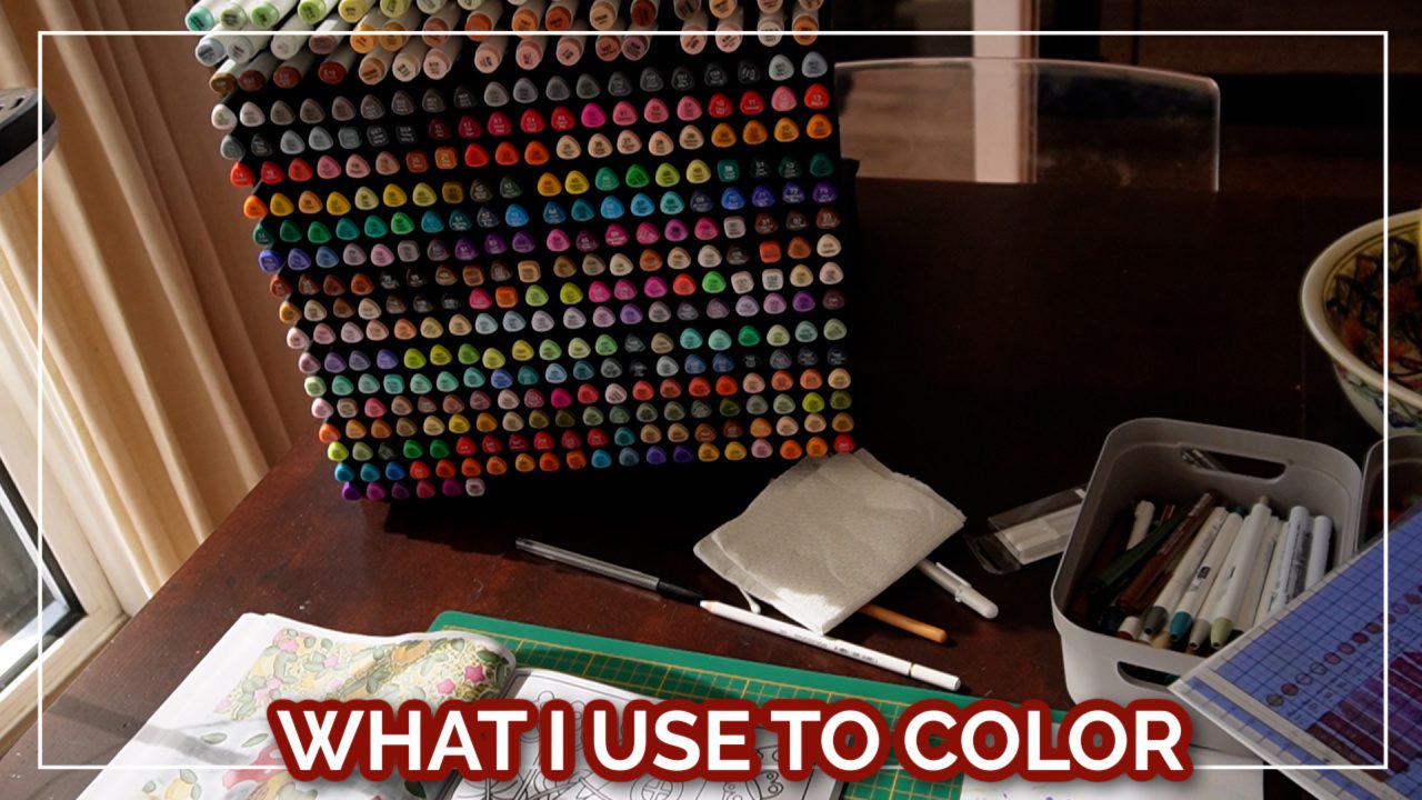 What I use to color