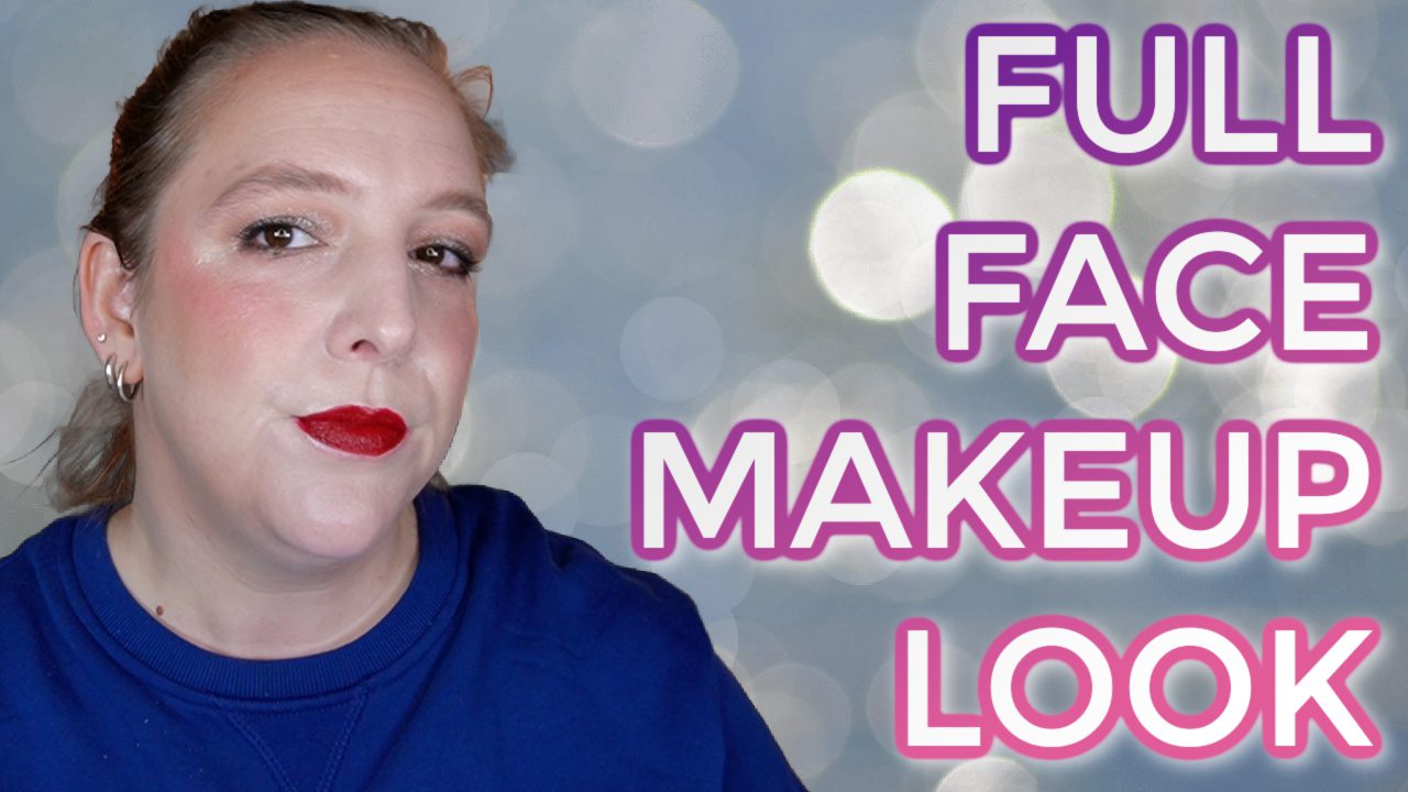Full Face Makeup Look: Christmas Party trial